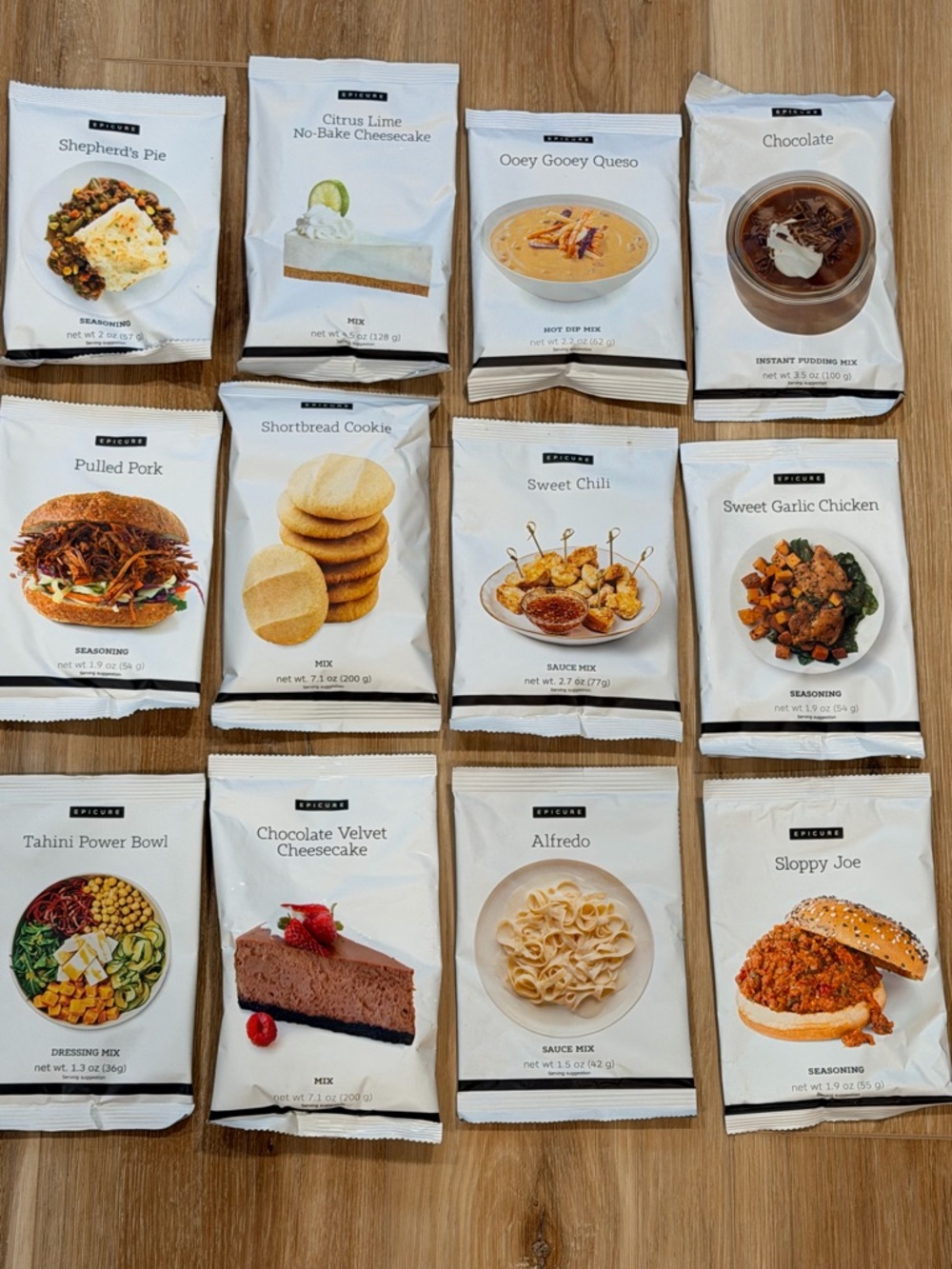 Epicure seasoning lot - 1 of each